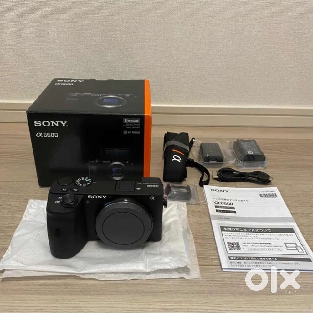 Sony a6600 mirrorless stabilization unboxed 3 year wrranty
