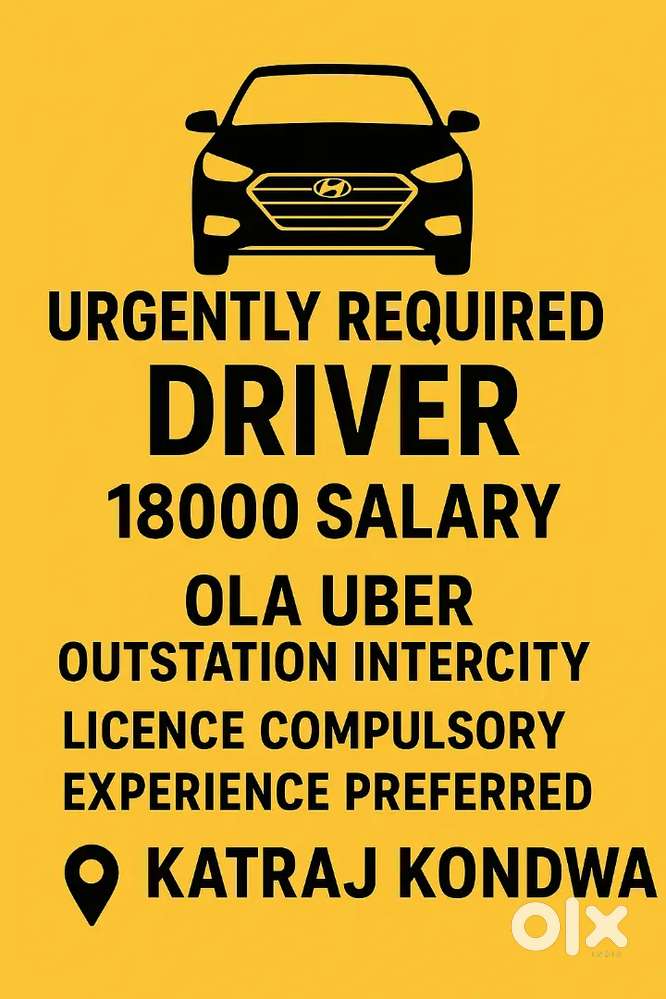 Need driver on urgent basis