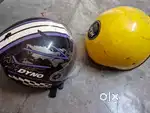 3 used helmets
