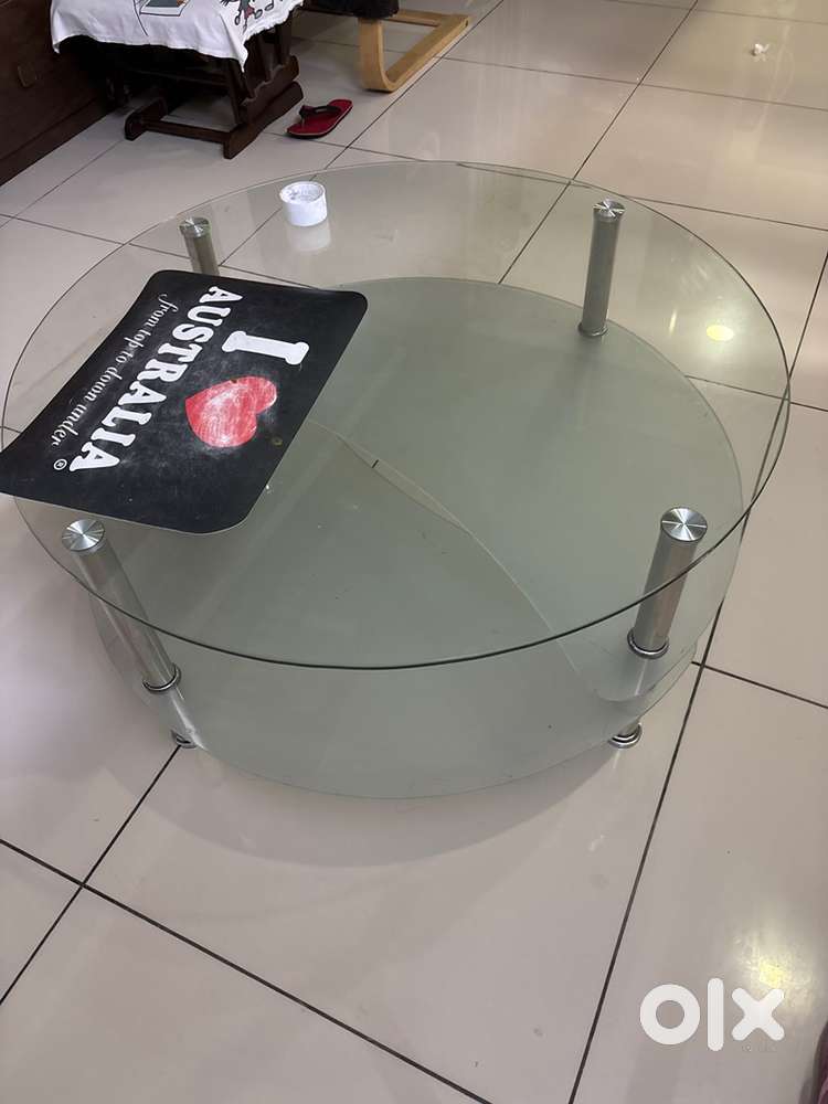 Australian made Glass coffee table