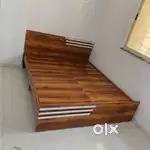 Queen Size Bed Without Storage 5x6 in Engineering Wood 18mm