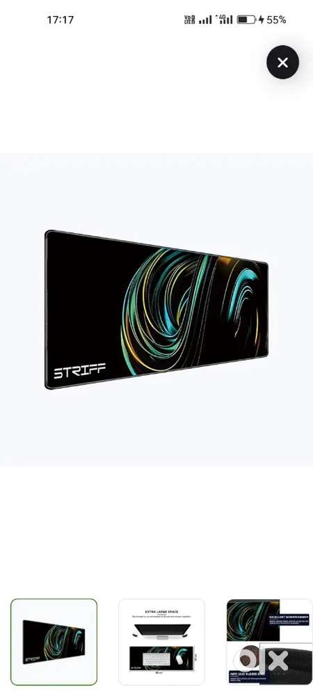 Striff original mousepad large size , gamepad , keyboard, mouse, pc