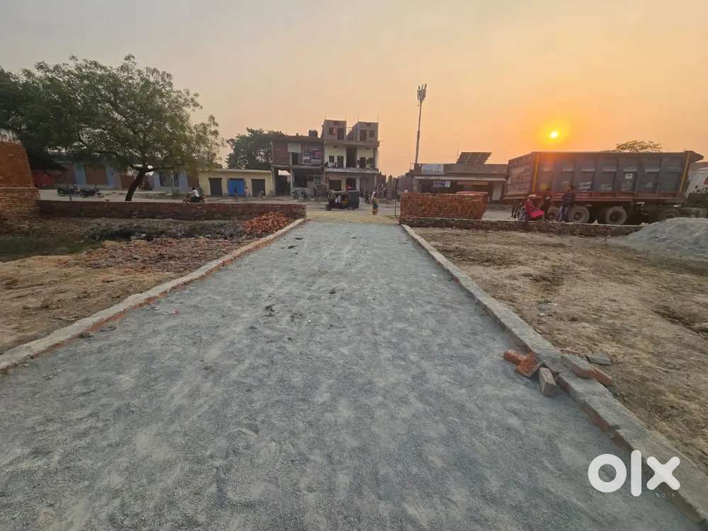 Plot for sale in main highway jaonathour railway station road