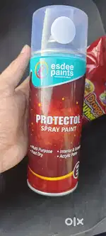 White spray paint