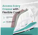 Cadlec Dry Iron-Non-Stick Teflon Coating, 1000W, Sleek Design -Green