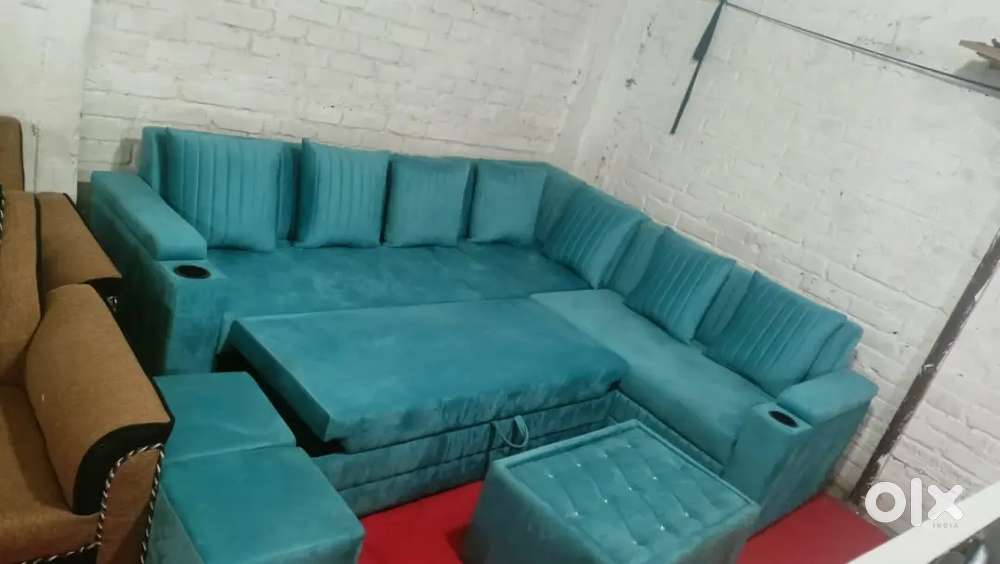NEW MODEL SOFA CUM BED L SHAPE