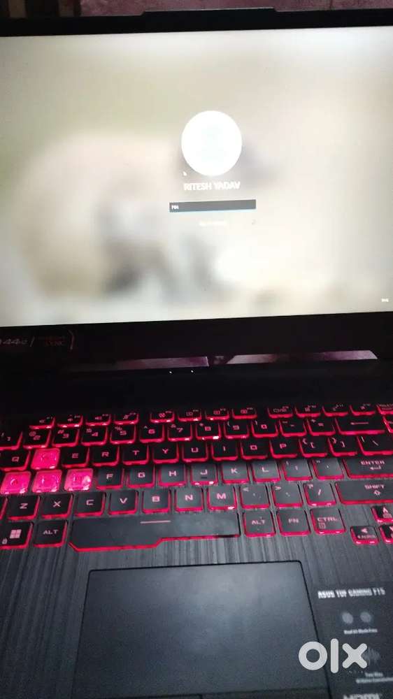 Asus tuf f15 16gb 512ssd upgraded