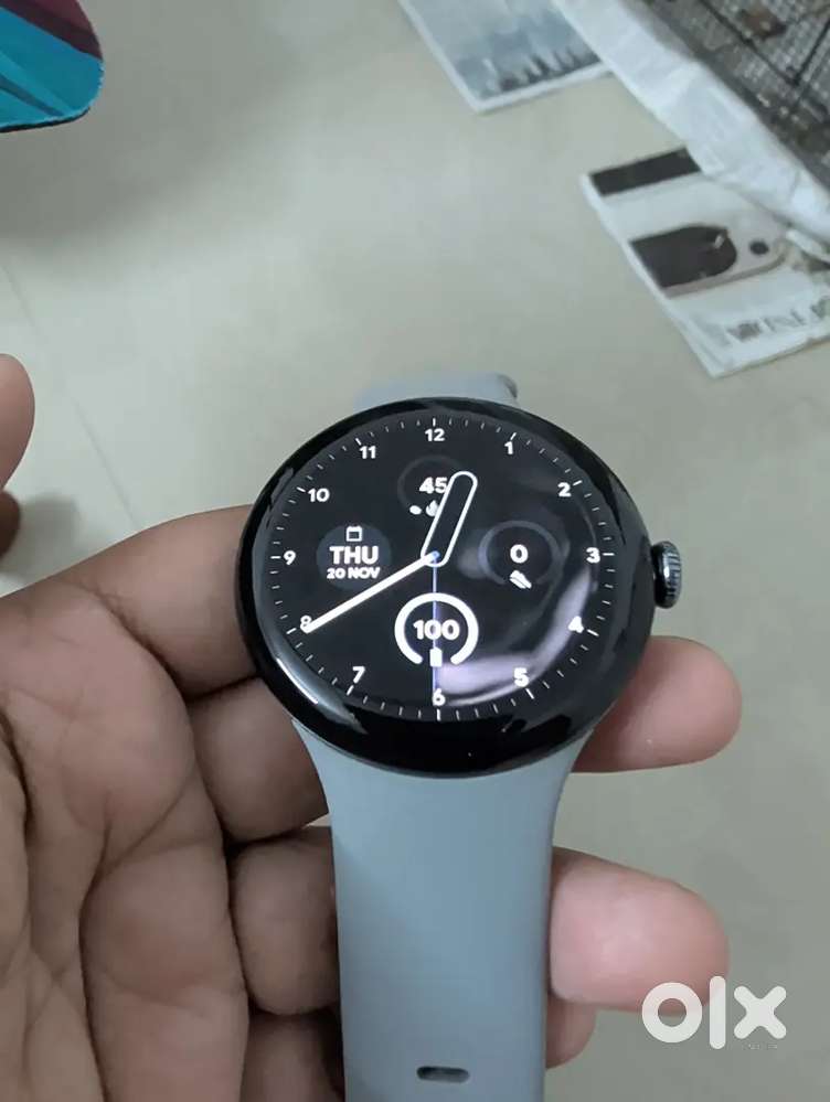 PIXEL WATCH 3 45MM WARRANTY TILL MAY 06 2026, WITH BILL BOX NO DAMAGE