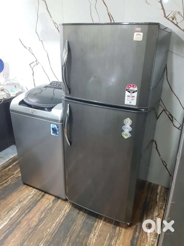 Godrej EON 280L double door &Whirlpool 6.5kg 6sense topload combo off!