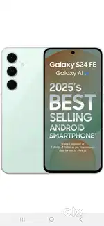 S24FE. 8gb 256gb Mint Green. New Mobile.7 day old