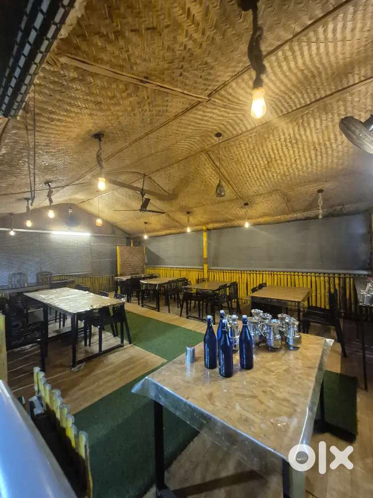 Runnig restaurent for sale with staff and all the equipments.