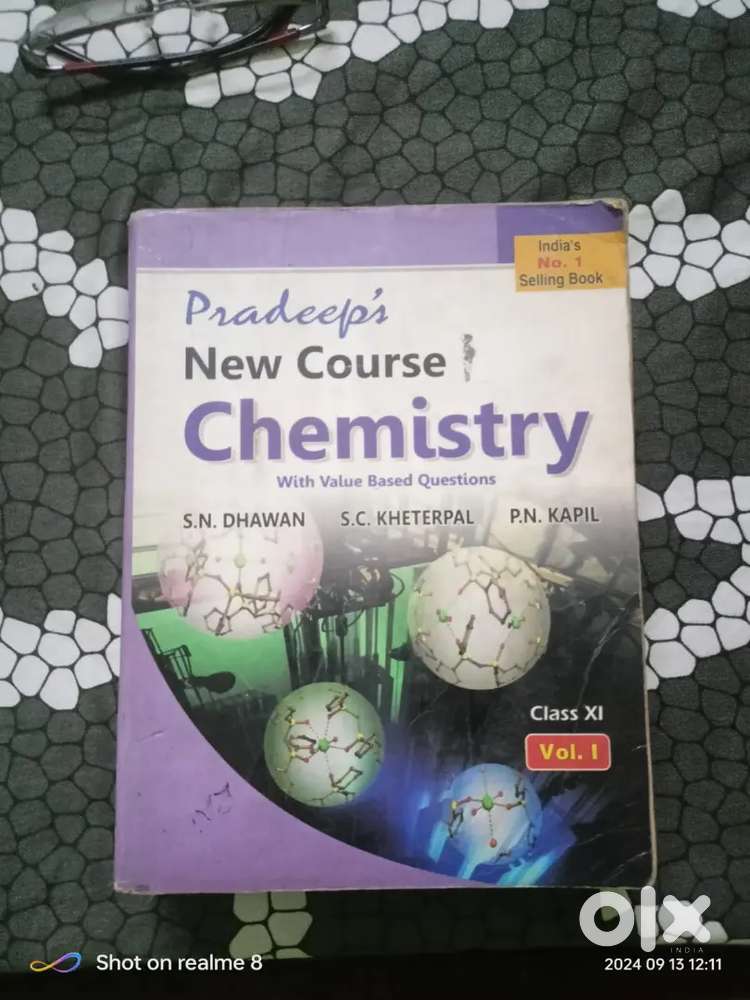 Pradeep chemistry book for class 11 volume 1 only