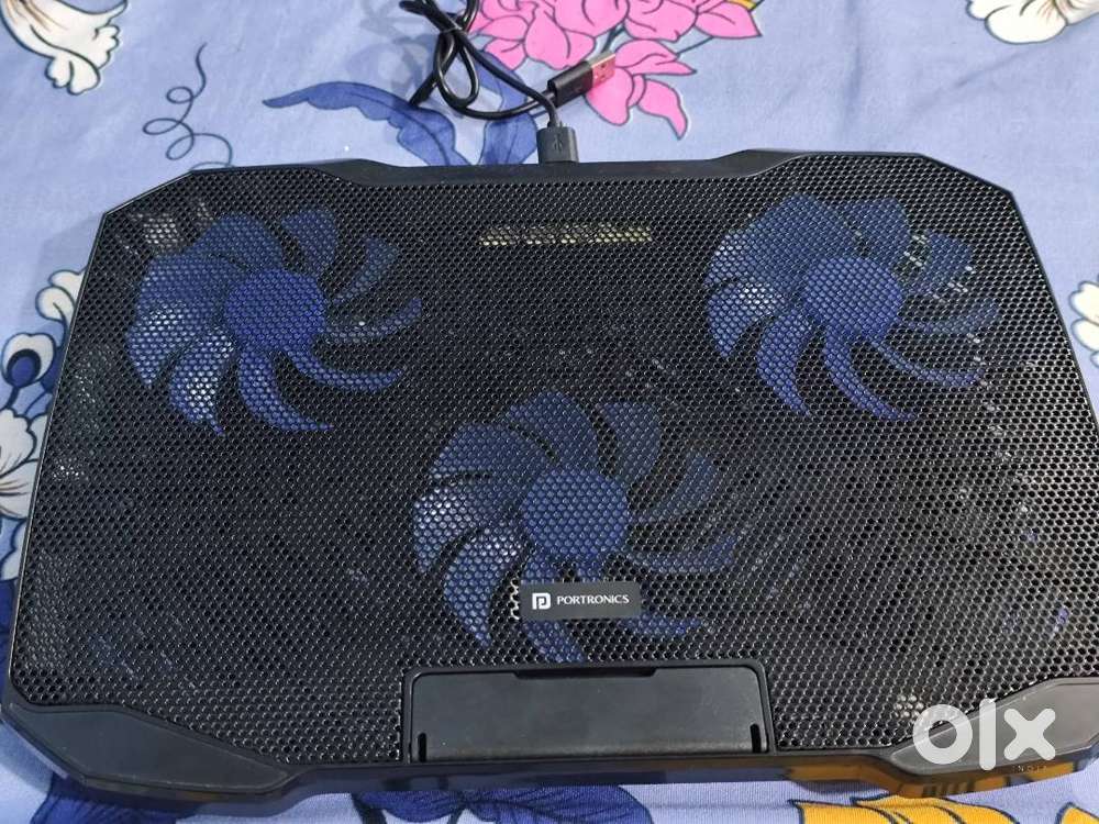 Portronics  Laptop Cooling Pad with Triple Cooling Fans,