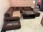 Furniture - Sofa set with center table , dinning set,