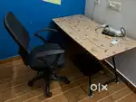 Foldable table and study chair