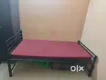 Single iron body bed