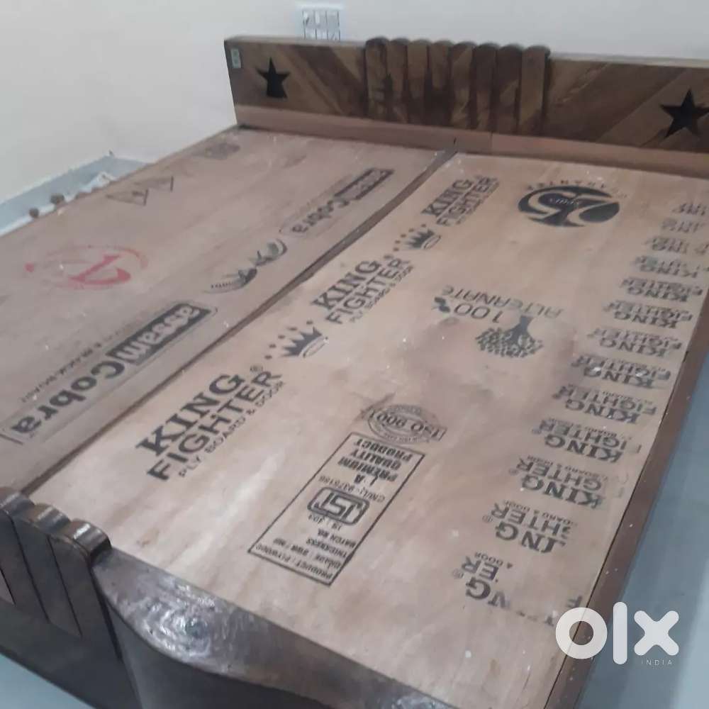 Double bed without box
