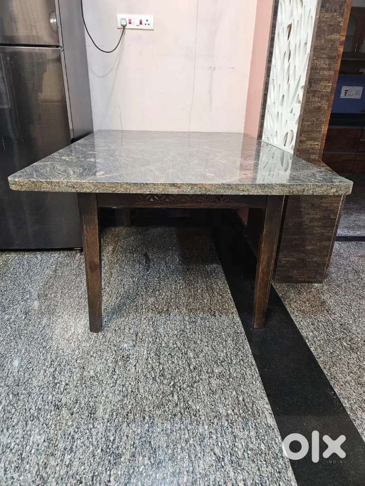 6 SEATER DINING TABLE WITH GRANITE TABLE TOP