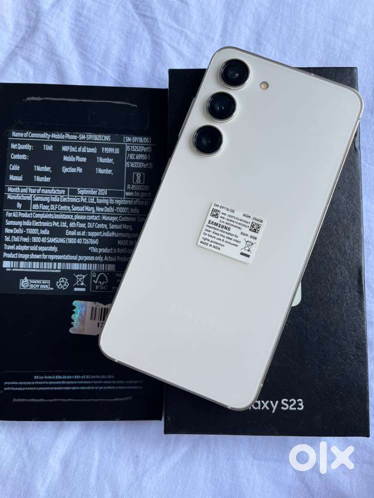 Samsung s23 8+256 gb new condition 8 month