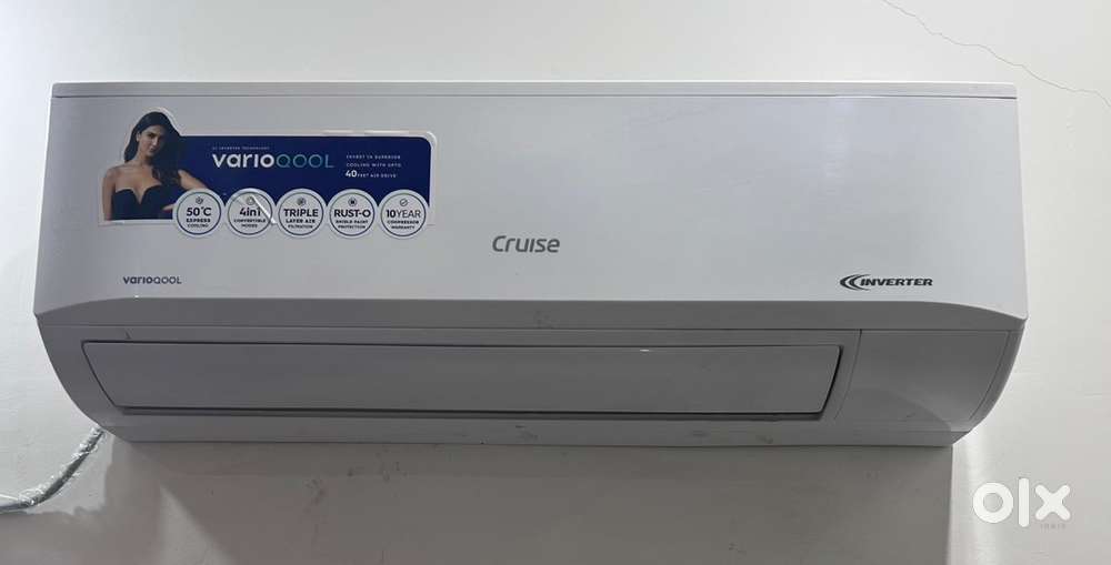 Cruise 1.5 Ton 3 star inverter Split AC (used for one month only).