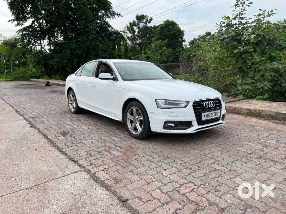 Audi A4 with VIP number 0001 in excellent condition