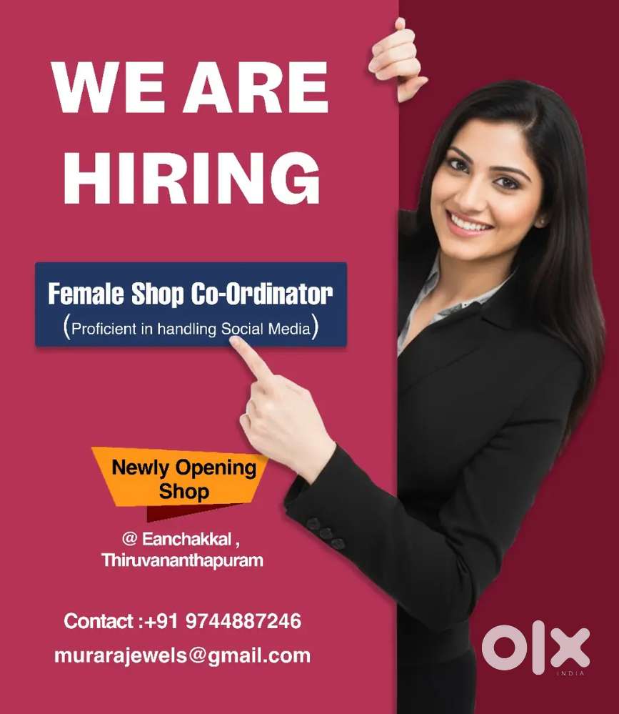 Office staff and part time modeling staff also required