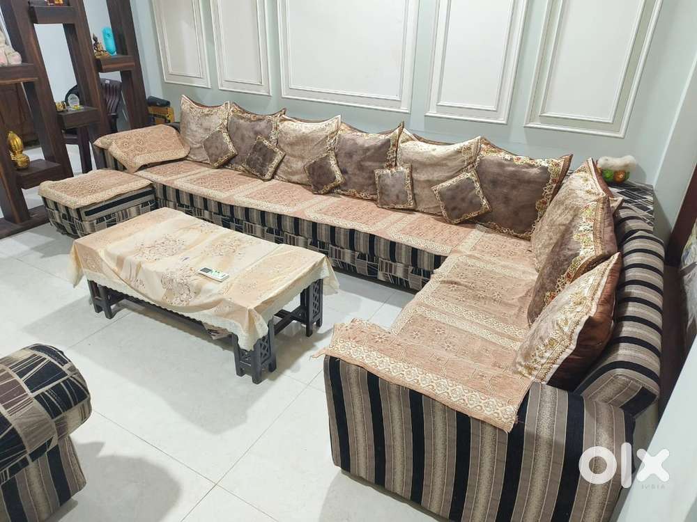 L shape 11 seater sofa