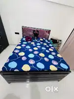 New Metal 5x6 Bed with premium foam mattress