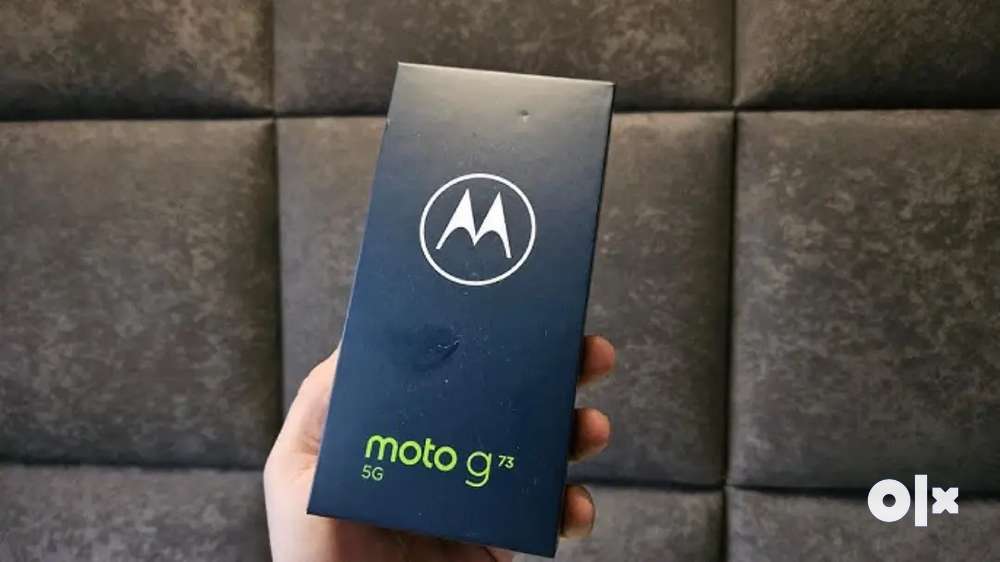 Moto g73 available with bill box and all accessories or warranty also
