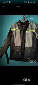 Rynox Stealth Air Motorcycle Riding Jacket (Grey&Blue)