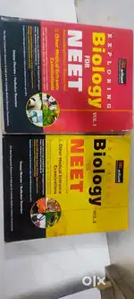  Exploring Biology for NEET  Volumes 1 and 2 by Arihant.