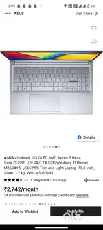 ASUS Vivobook 15X OLED | Ryzen 5 | 16GB/1TB SSD |