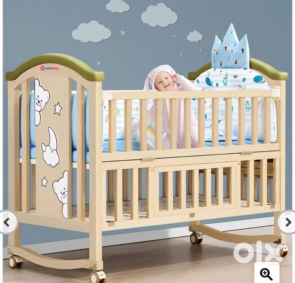 Baby Cot with Rocking Function