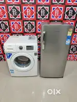 √ Samsung silver Edge new fridge and Samsung eco wooble front load $$/