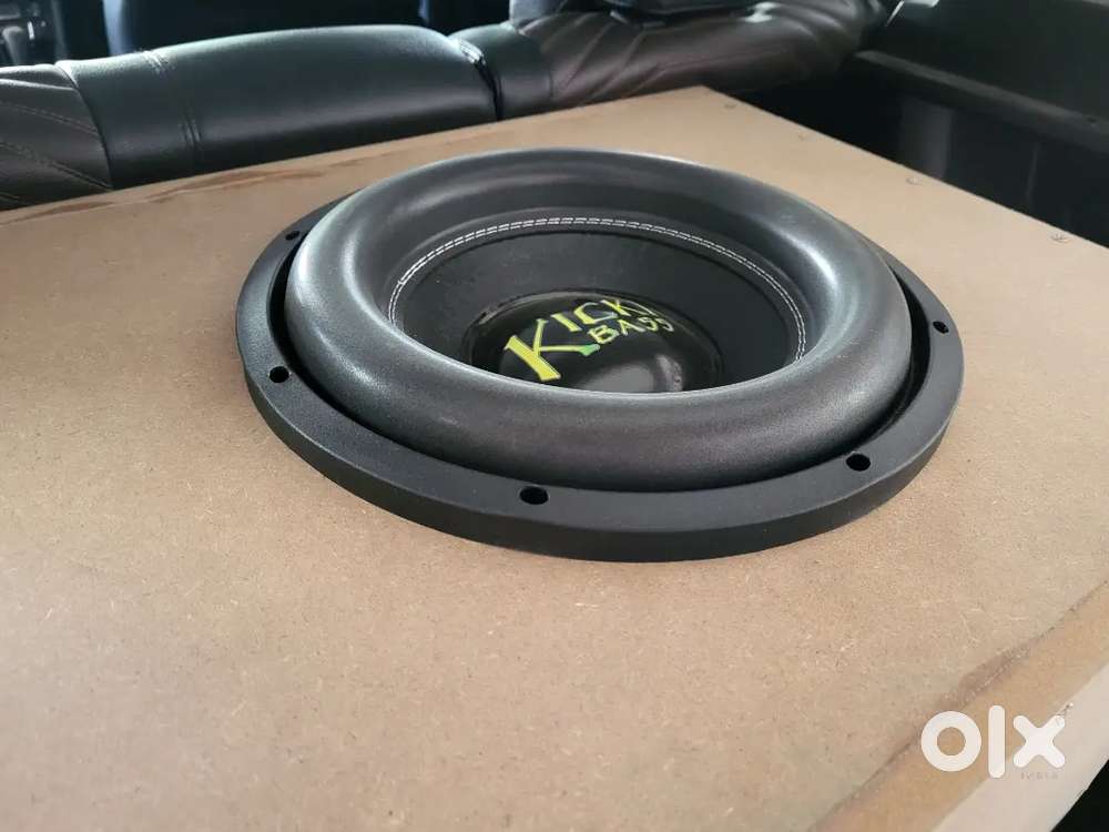 1000W RMS Kicki bass SPL subwoofer with box for sale brand new.