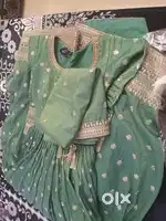 Wedding wear gown with Dupatta Size-S