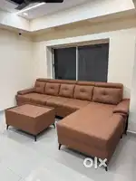 L shape sofa with lounger