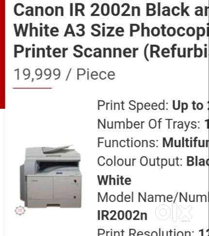 Canon ir 2002 2014 model done 500000 copies