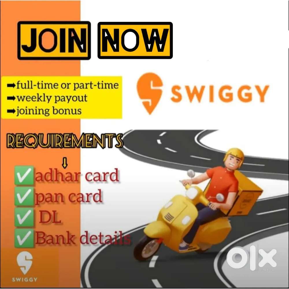 Part time Delivery boys coimbatore Pollachi weekly payment earn 8k