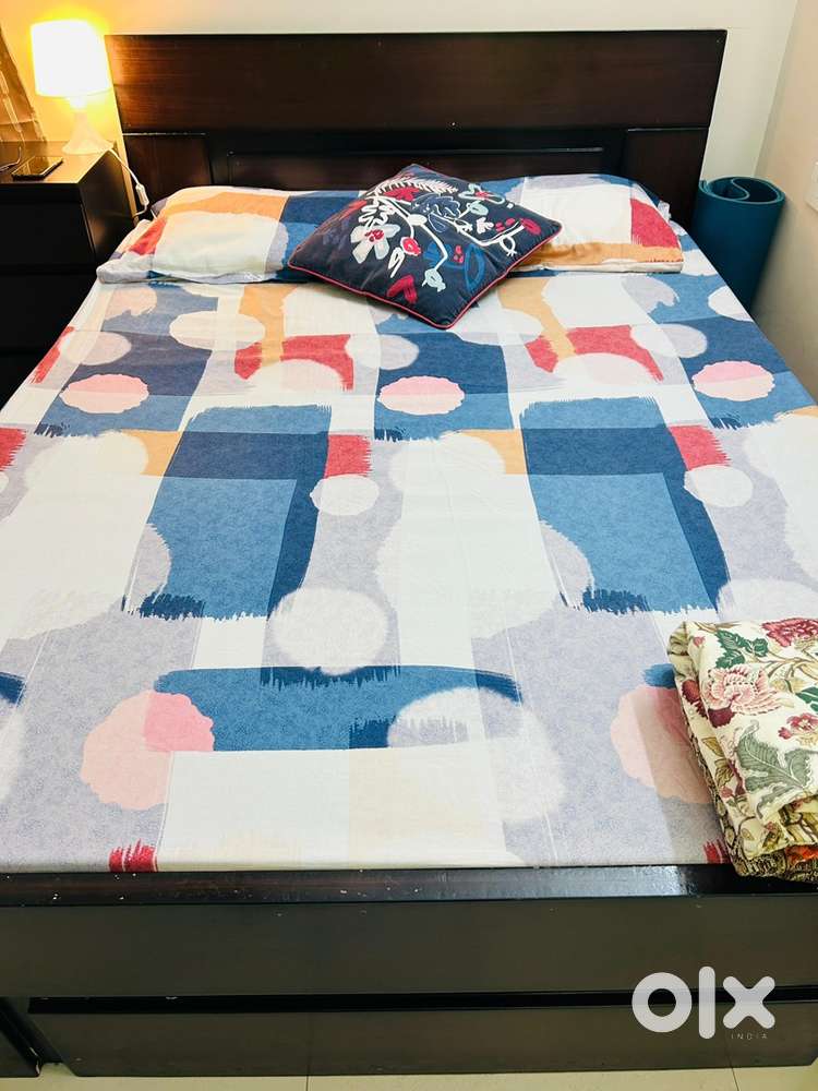Queen size bed + Kurl-on orthopaedic mattress