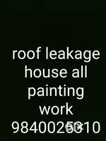 roof leakage house all paint work