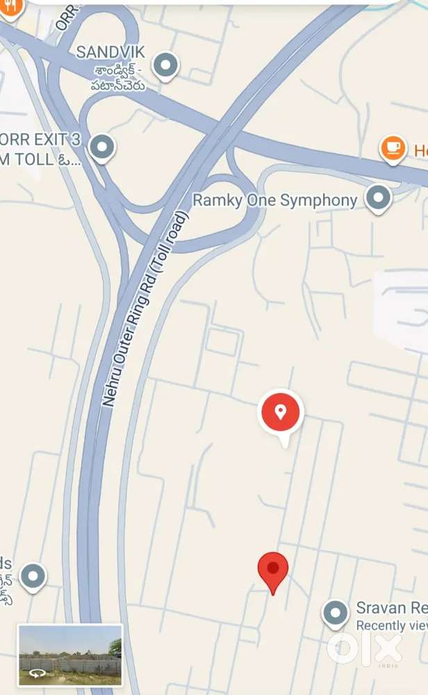 200sqyards  for sale @62L with LRS in muthangi inside ORR