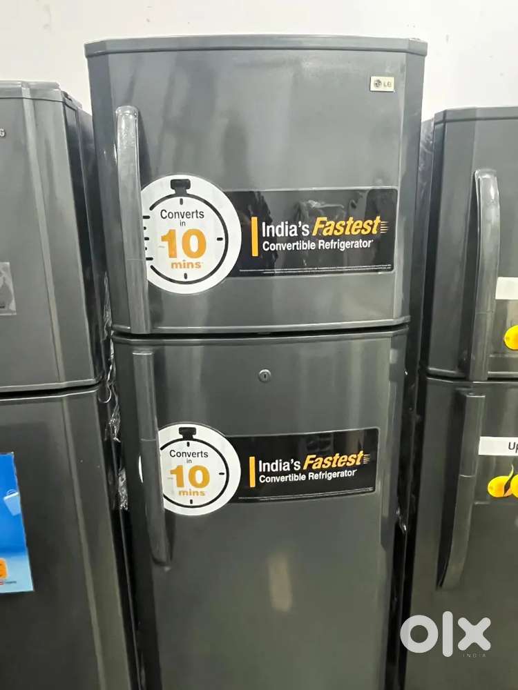 Double door fridge with warranty good condition condition