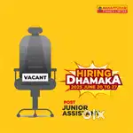 Cashier, office work, telecaling