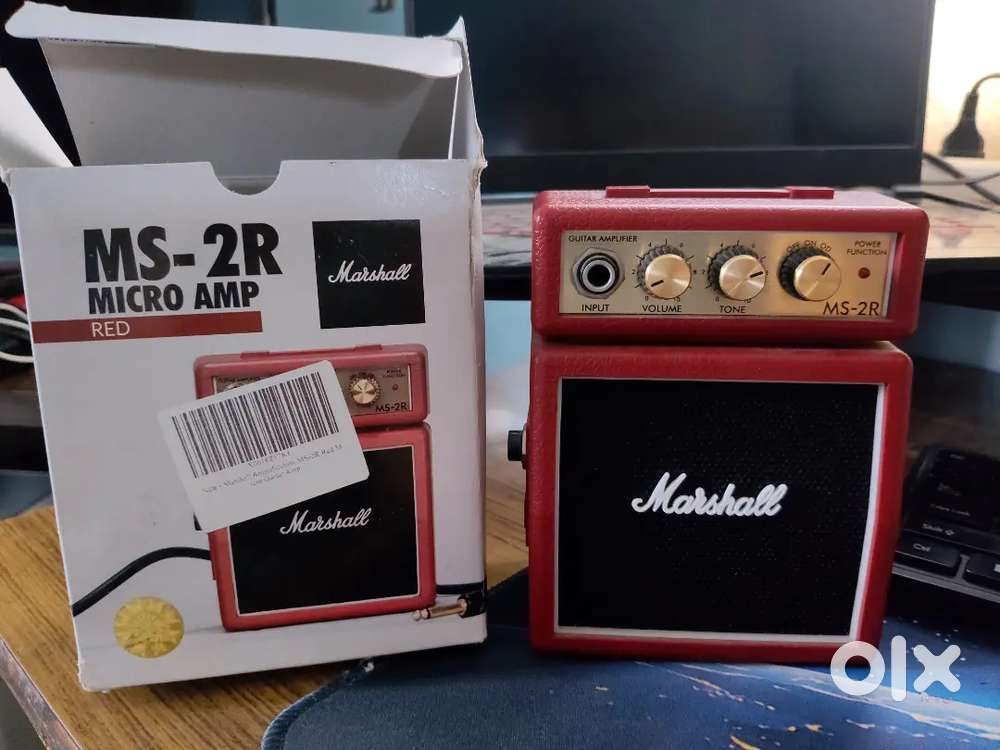 Marshall ms2 red amp guitar