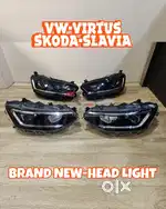 Skoda Slavia, VW Virtus New Head lamp, Gearknob, Embloms Available