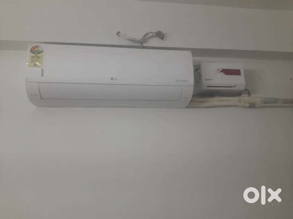 New LG split AC 1.5T,2024 with Microtek inverter, inr 28k negotiable