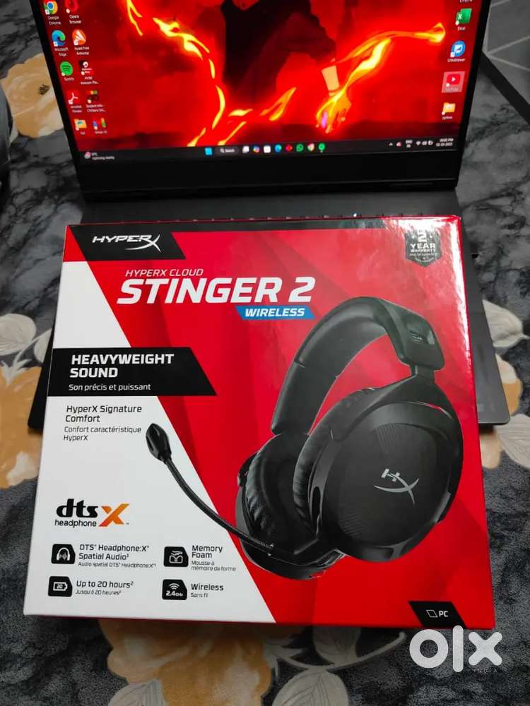 HYPERX CLOUD STINGER 2 WIRELESS HEADPHONES GAMING