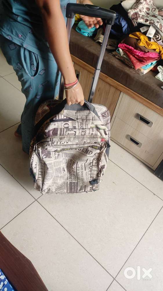 Designer Suitcase and Backpack