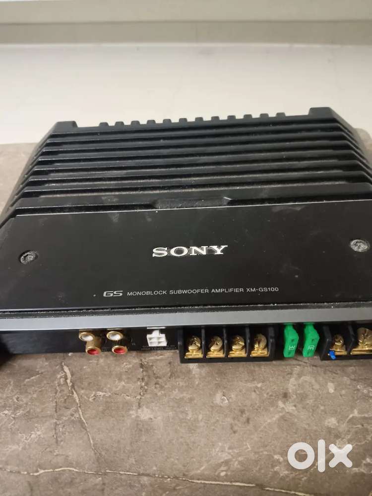 Sony Xplod + Sony Amplifier